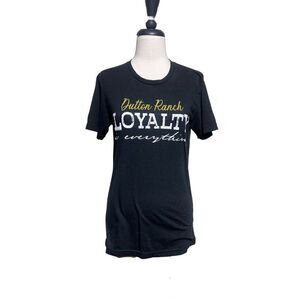 Texas True Threads Dutton Royalty Yellowstone Black T Shirt Size Small